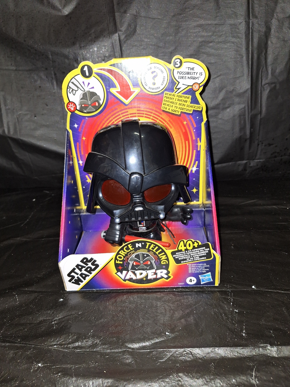 Star Wars Vader Force 'N' Telling Figure - Black with Red Eyes
